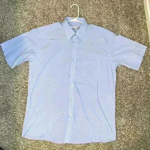 VALENTINO CHRISTY SHORT SLEEVE BUTTON DOWN SHIRT (105)